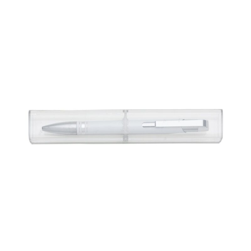 Caneta Semi Metal com Tubo