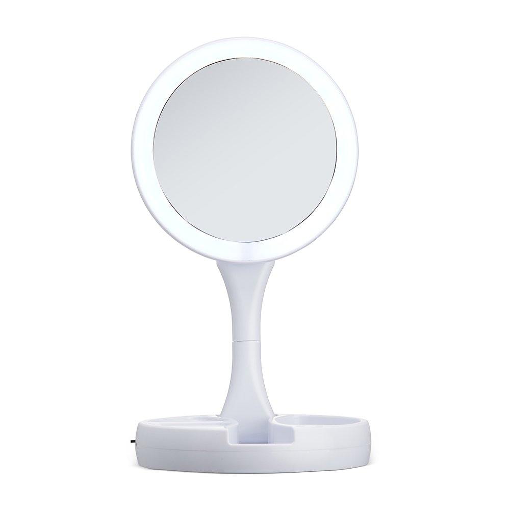 Espelho Dobrável com LED Recarregável - Imagem 5