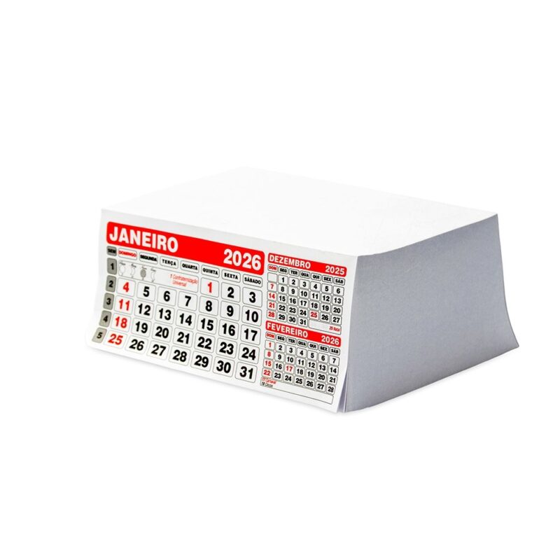 Folhinha Calendario 2026