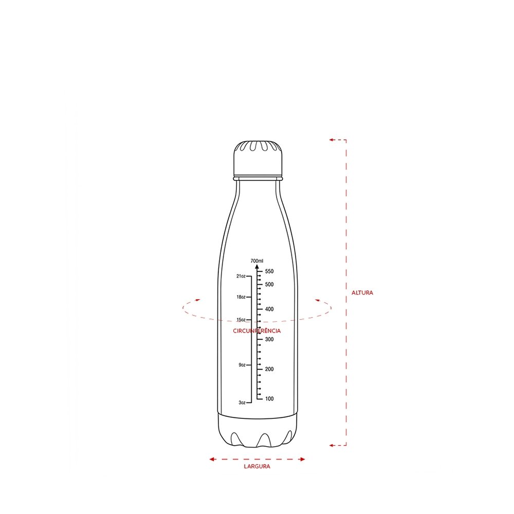 Garrafa Plástica 700ml - Imagem 3