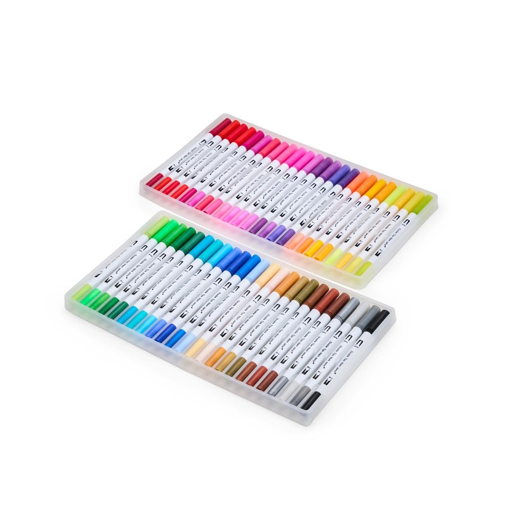 Kit Canetinhas Ponta Dupla Com 48 Cores - Imagem 4