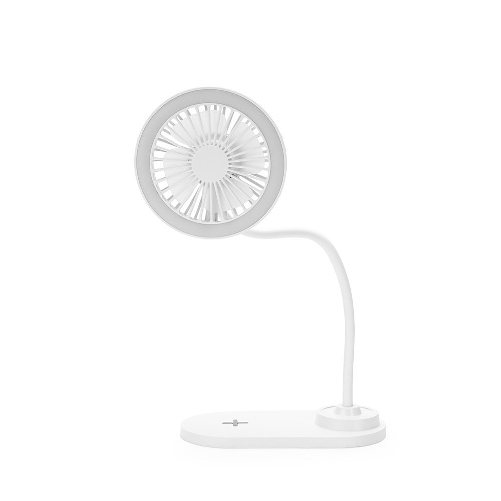 Ventilador com Led e Carregamento via Inducao